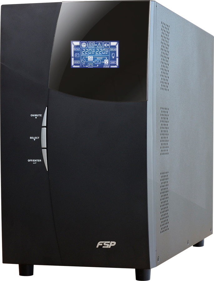 Джерело безперебійного живлення FSP Knight (KN-1103TS) 3000VA Online AVR Black в інтернет-магазині, головне фото