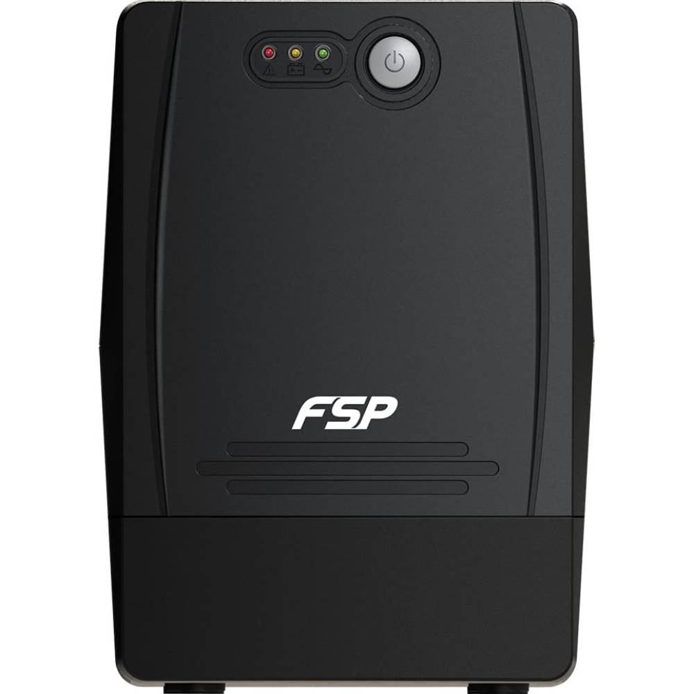 Джерело безперебійного живлення FSP Fortron FP1000, 1000ВА/600Вт, Line-Int, CE, IEC*4+USB+USB cable, Black (PPF6000615)