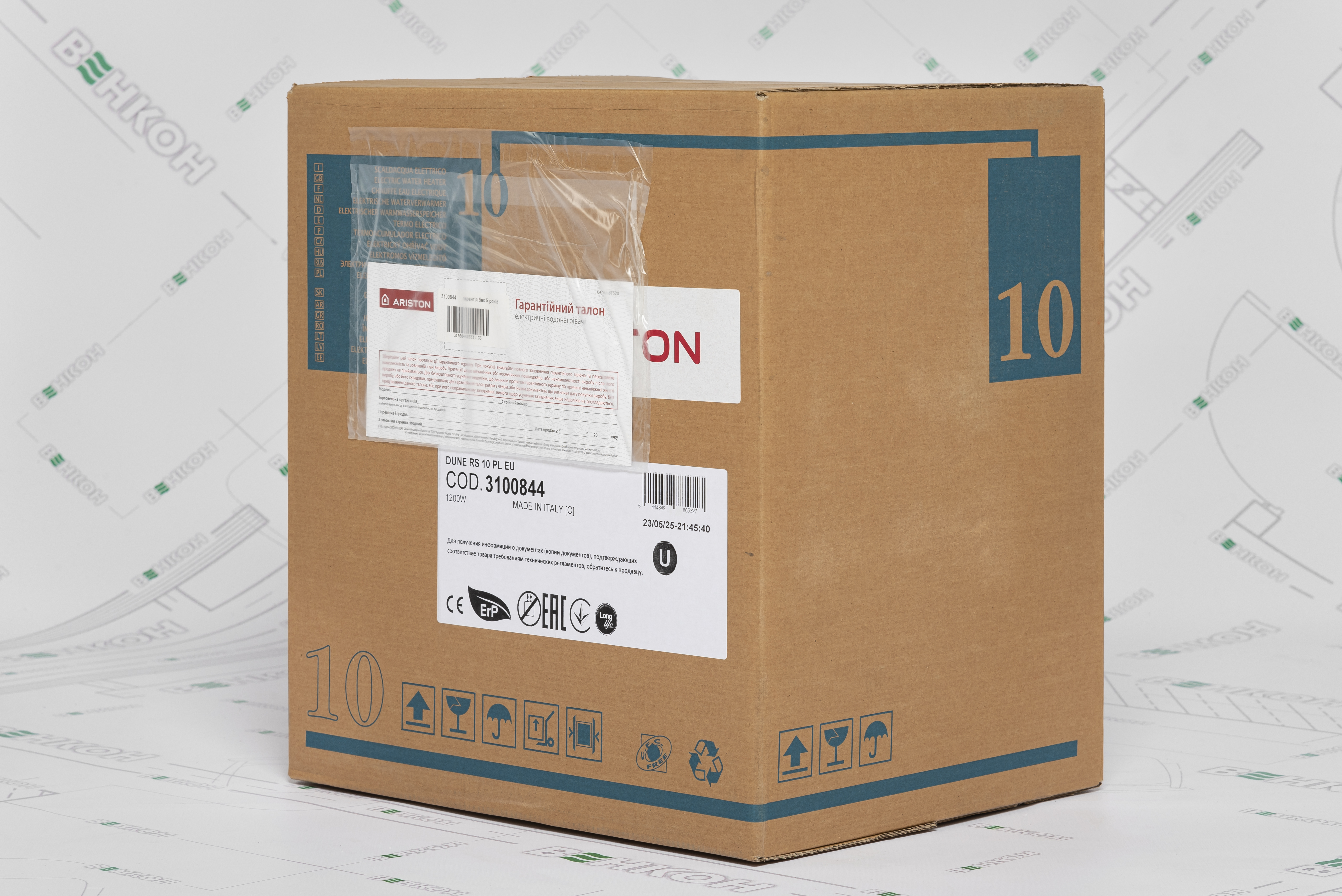 обзор товара Бойлер Ariston DUNE RS 10 PL EU (3100844) - фотография 12