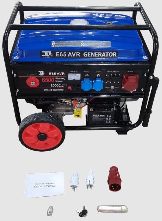 Характеристики генератор JJ Power E65