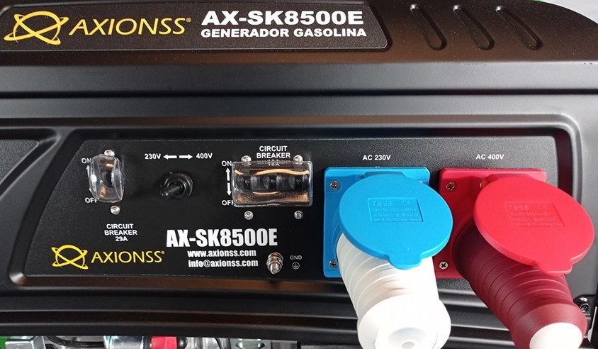 Генератор Axionss AX-SK8500E обзор - фото 11