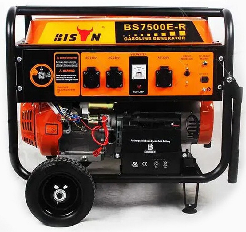 Генератор на 6 кВт Bison BS7500E