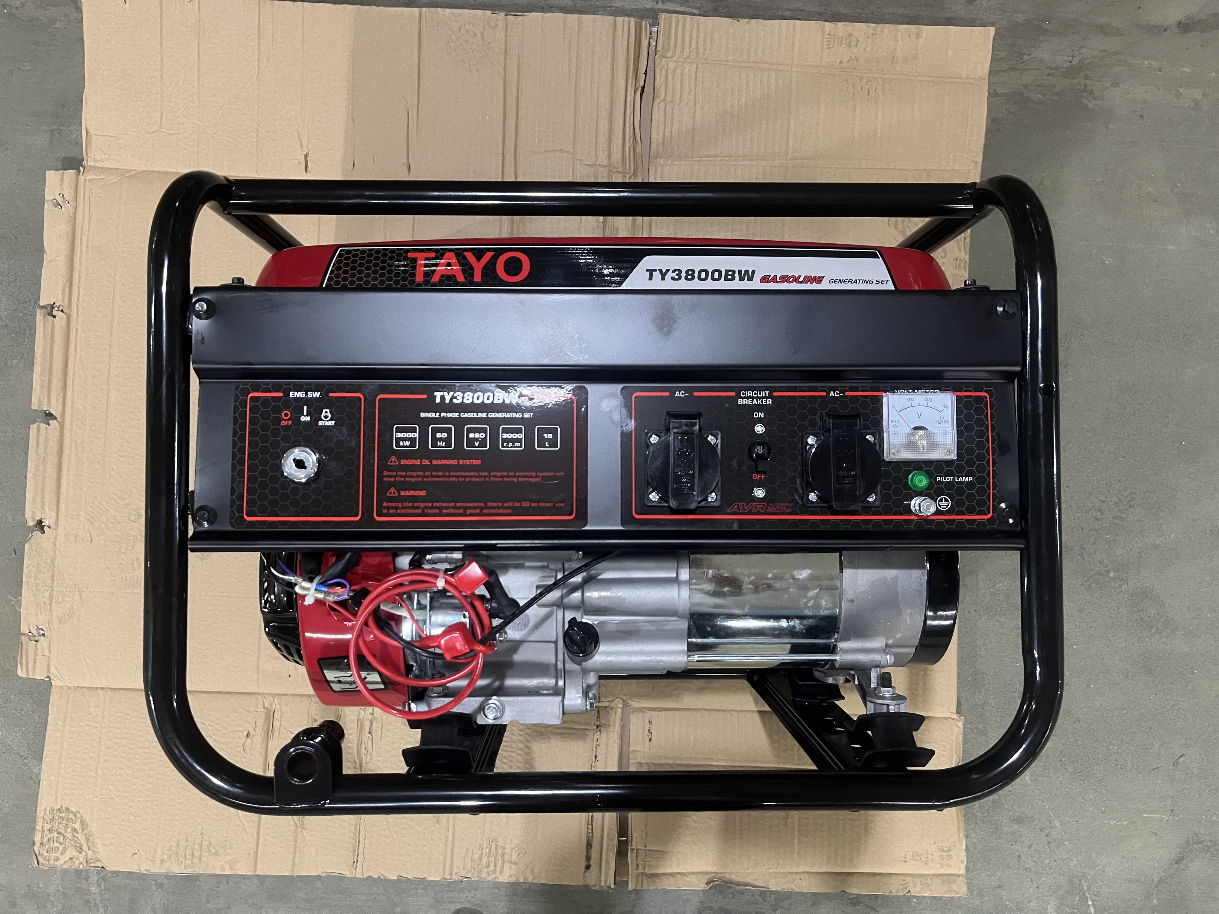 Інструкція генератор Tayo TY3800BW Red