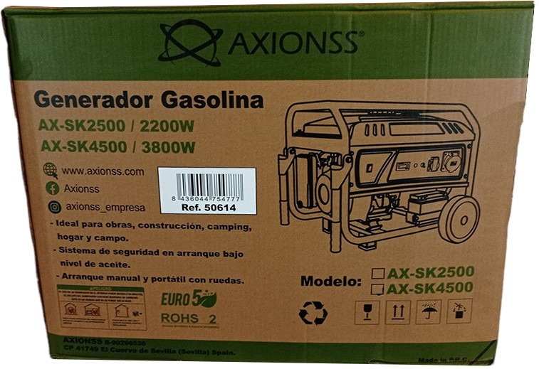 в продаже Генератор Axionss AX-SK4500 - фото 3