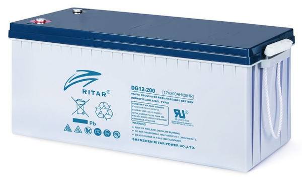 Аккумулятор гелевый Ritar DG12-200 12V 200Ah Gel