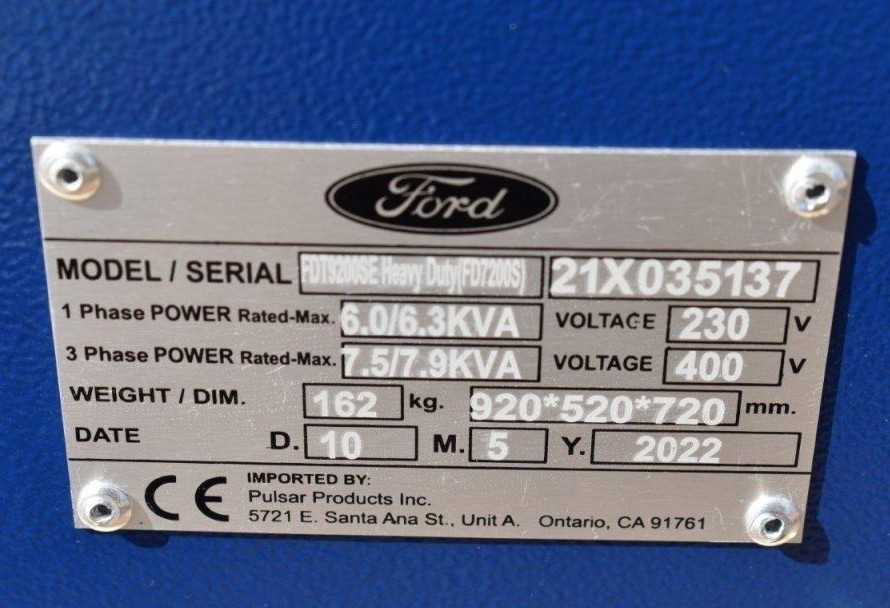 Генератор Ford FDT9200SE отзывы - изображения 5