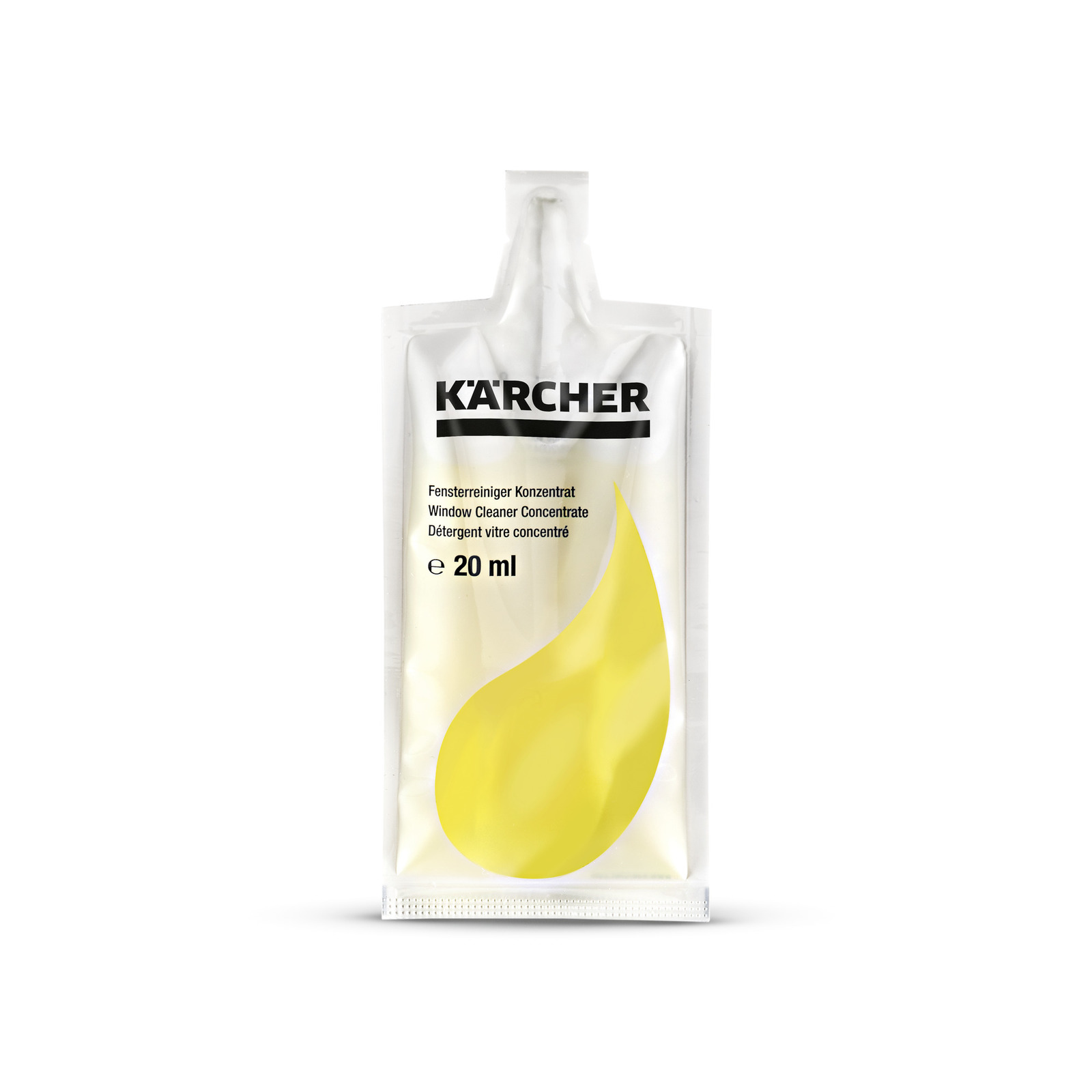 Средство Karcher для чистки стекол, концентрат 4х20 мл (6.295-302.0) цена 149.00 грн - фотография 2