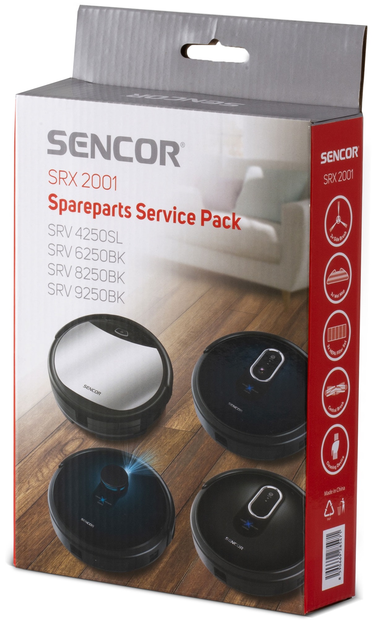 Набор Sencor SRX2001 SETFORSRV425 для SRV 4250SL / 6250BK / 8250BK / 9250BK цена 749.00 грн - фотография 2
