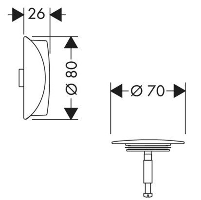 Сифон Hansgrohe Flexaplus 58185000 ціна 0.00 грн - фотографія 2