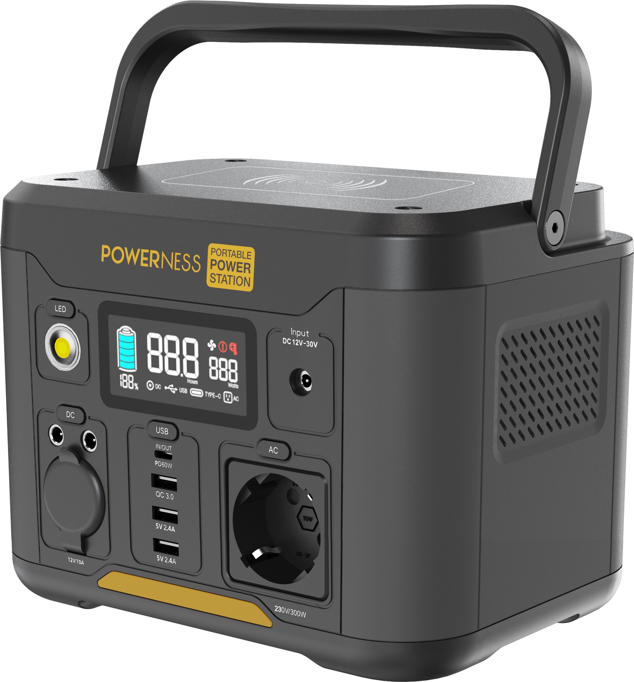 Цена портативная зарядная станция Powerness Hiker U300 Power Station в Днепре