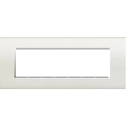 Bticino Livinglight Schalterplatte 2M | Weiß, 2-modulig, Für Licht & Steckdosen