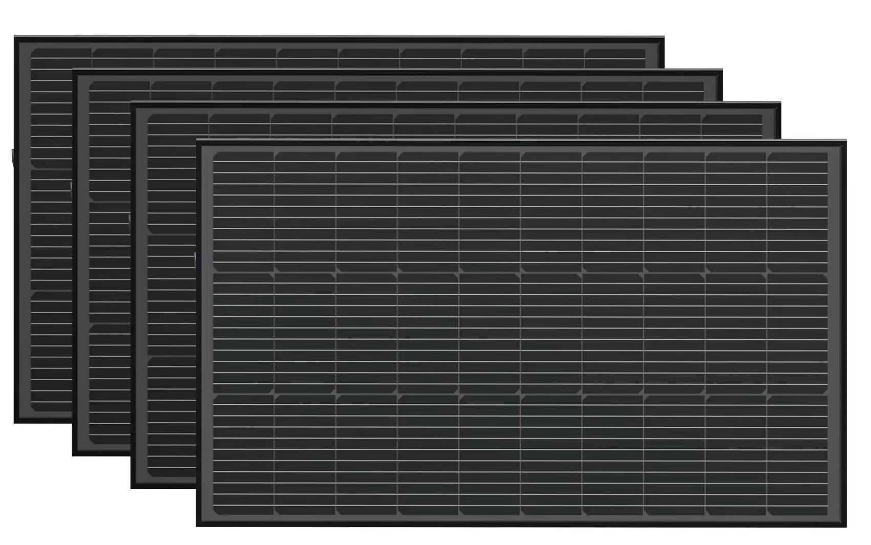 Набор солнечных панелей EcoFlow 4*100W Solar Panel (стационарные)