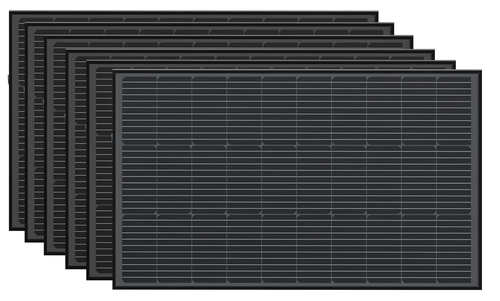 Набор солнечных панелей EcoFlow 6*100W Solar Panel (стационарные)