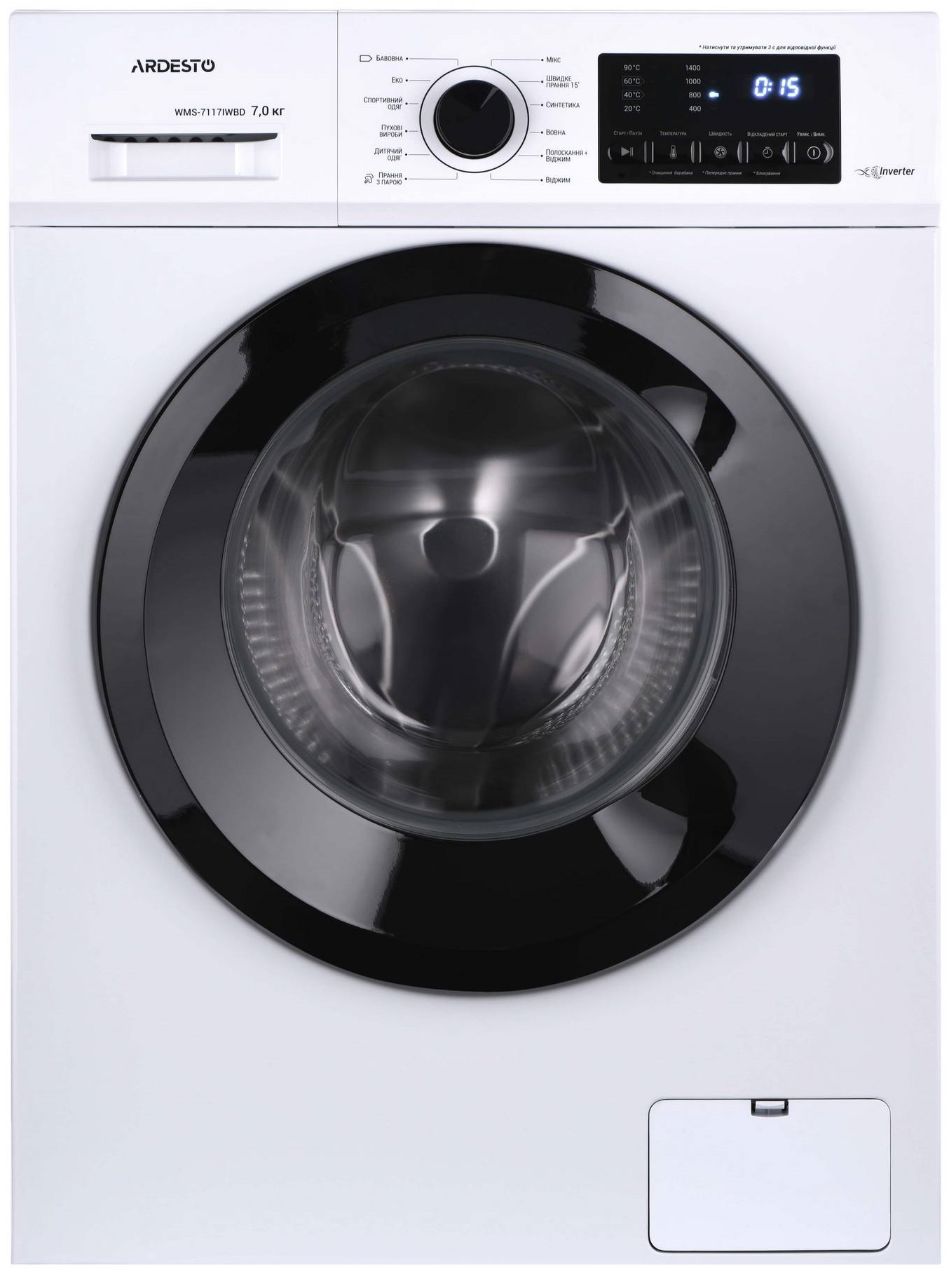 Инструкция стиральная машина Ardesto WMS-7117IWBD