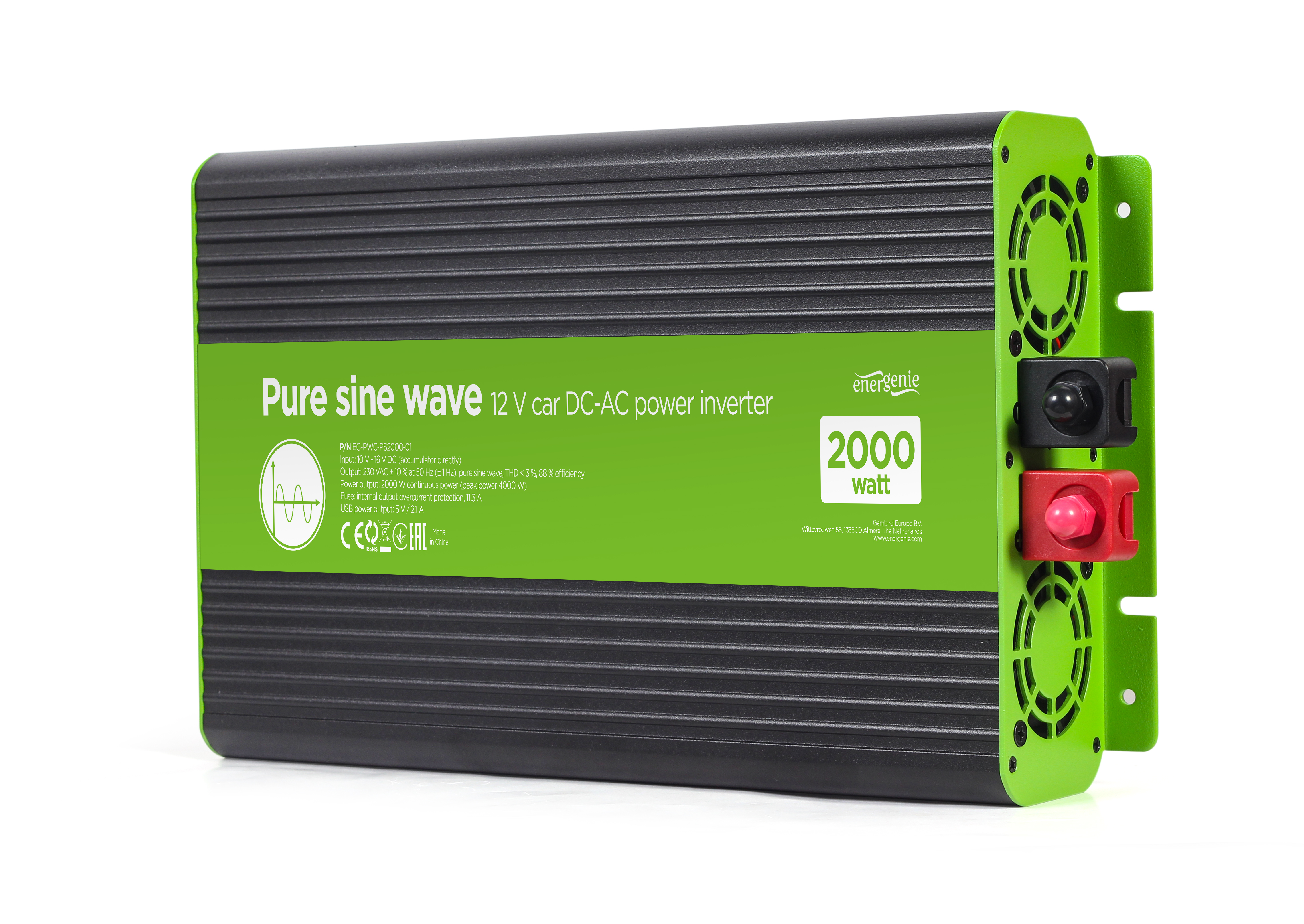 Купить преобразователь напряжения EnerGenie EG-PWC-PS2000-01 в Днепре