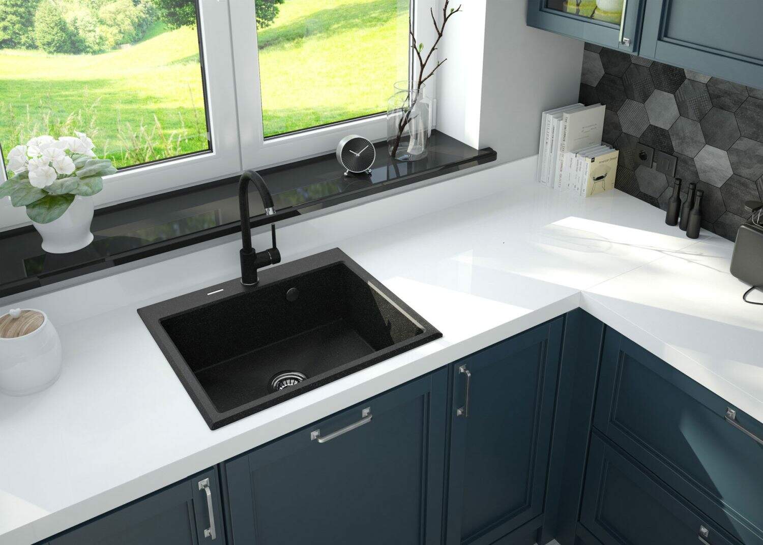 Кухонна мийка Deante Andante 600х520х210мм (ZQN_2103) ціна 6500 грн - фотографія 2