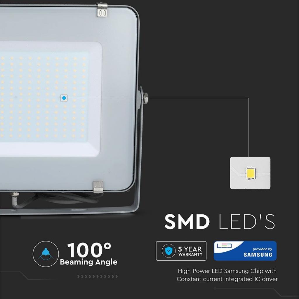 Прожектор V-TAC LED 200W, SKU-484, Samsung CHIP, 230V, 4000К (3800157631402) обзор - фото 8