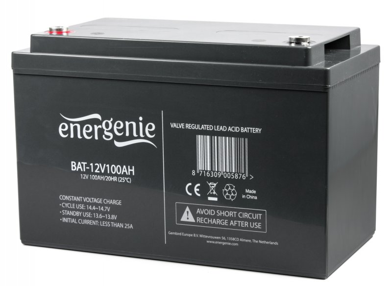 Купить аккумулятор EnerGenie BAT-12V100AH в Херсоне