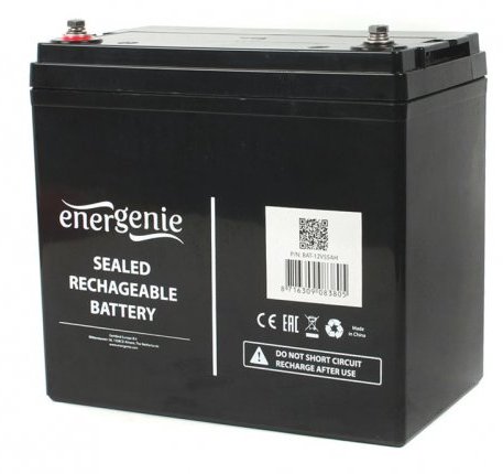 Характеристики акумулятор EnerGenie BAT-12V55AH
