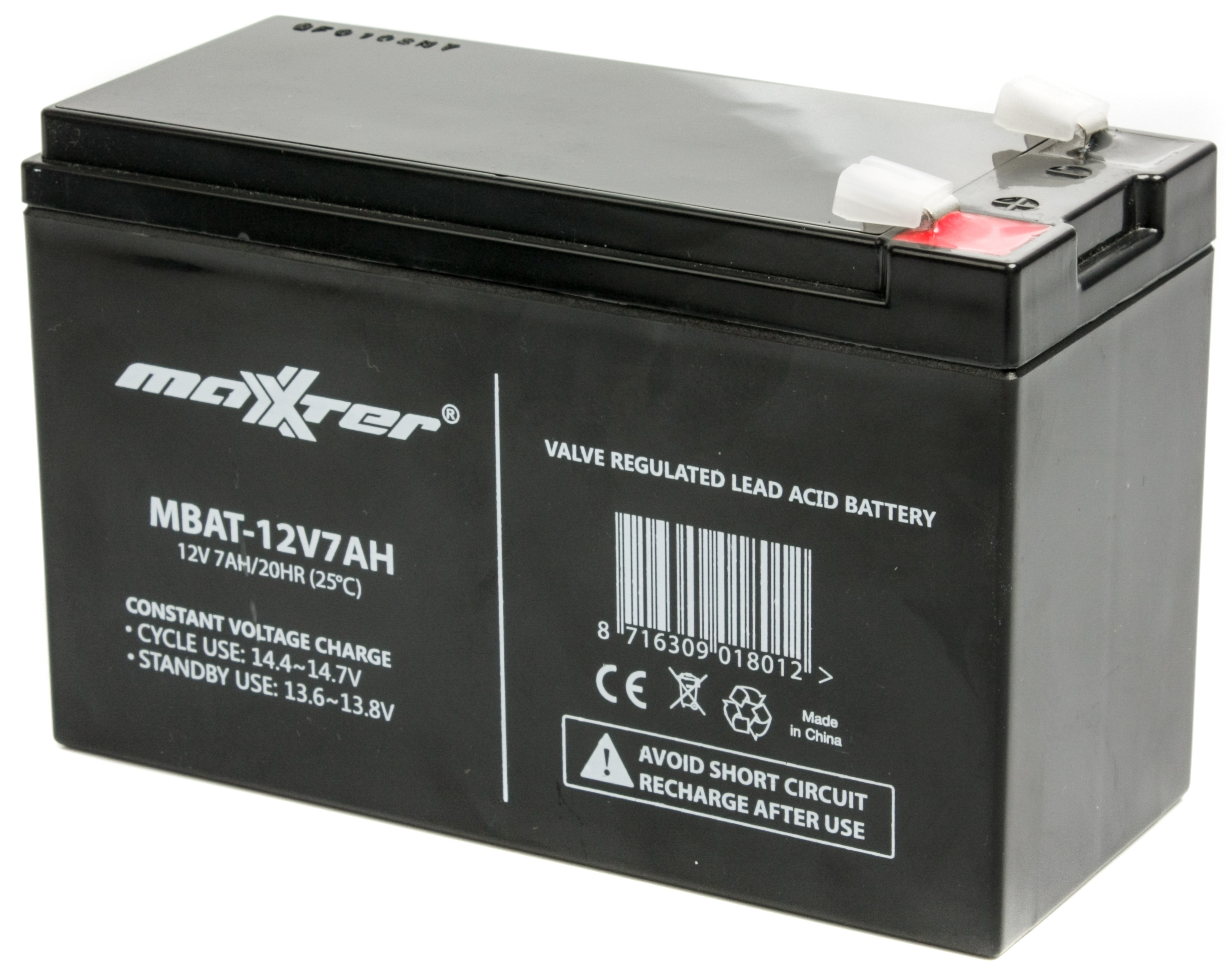 Инструкция аккумулятор Maxxter MBAT-12V7AH