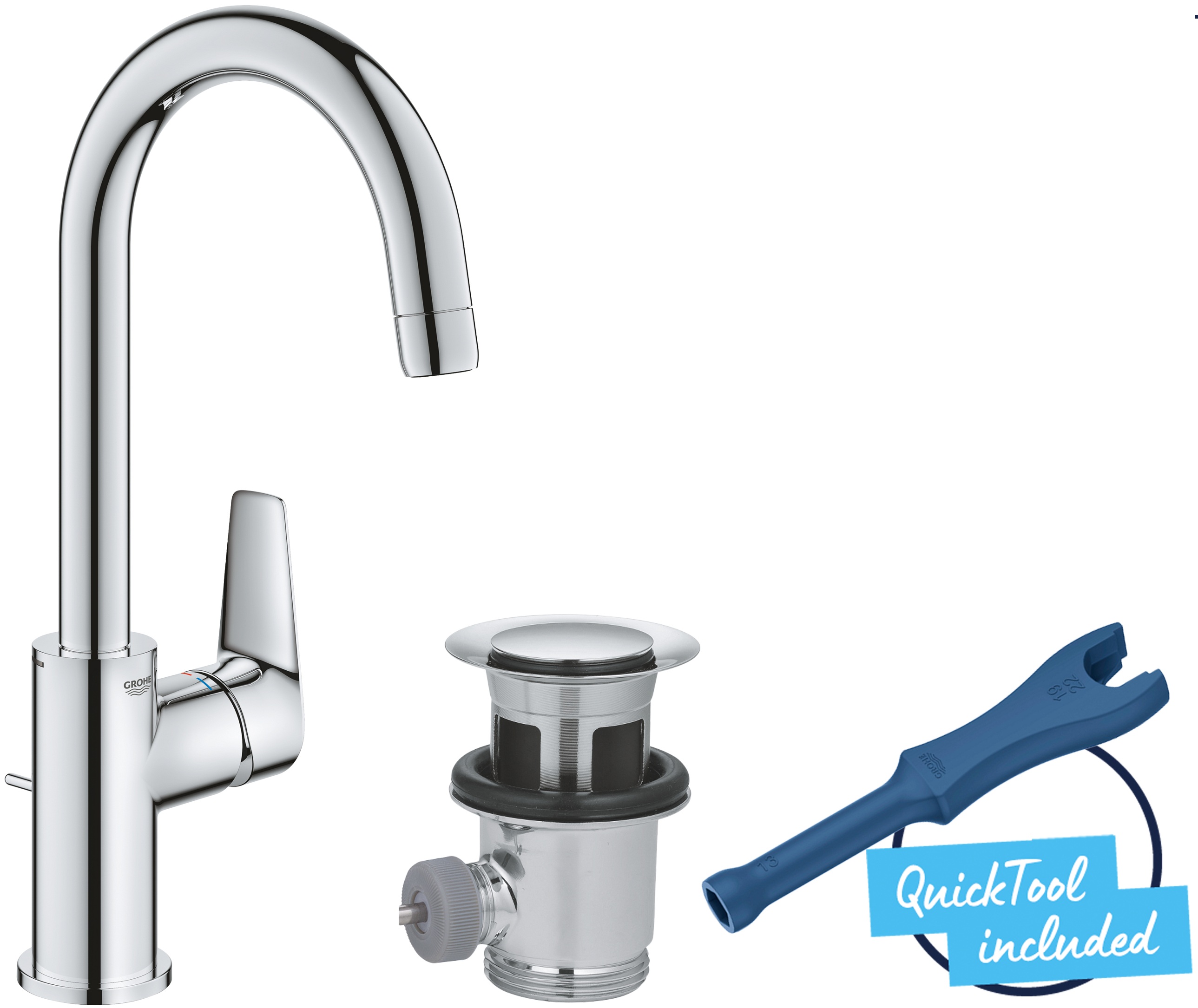 Змішувач для умивальника Grohe QuickFix StartEdge L-Size (24201001) відгуки - зображення 5