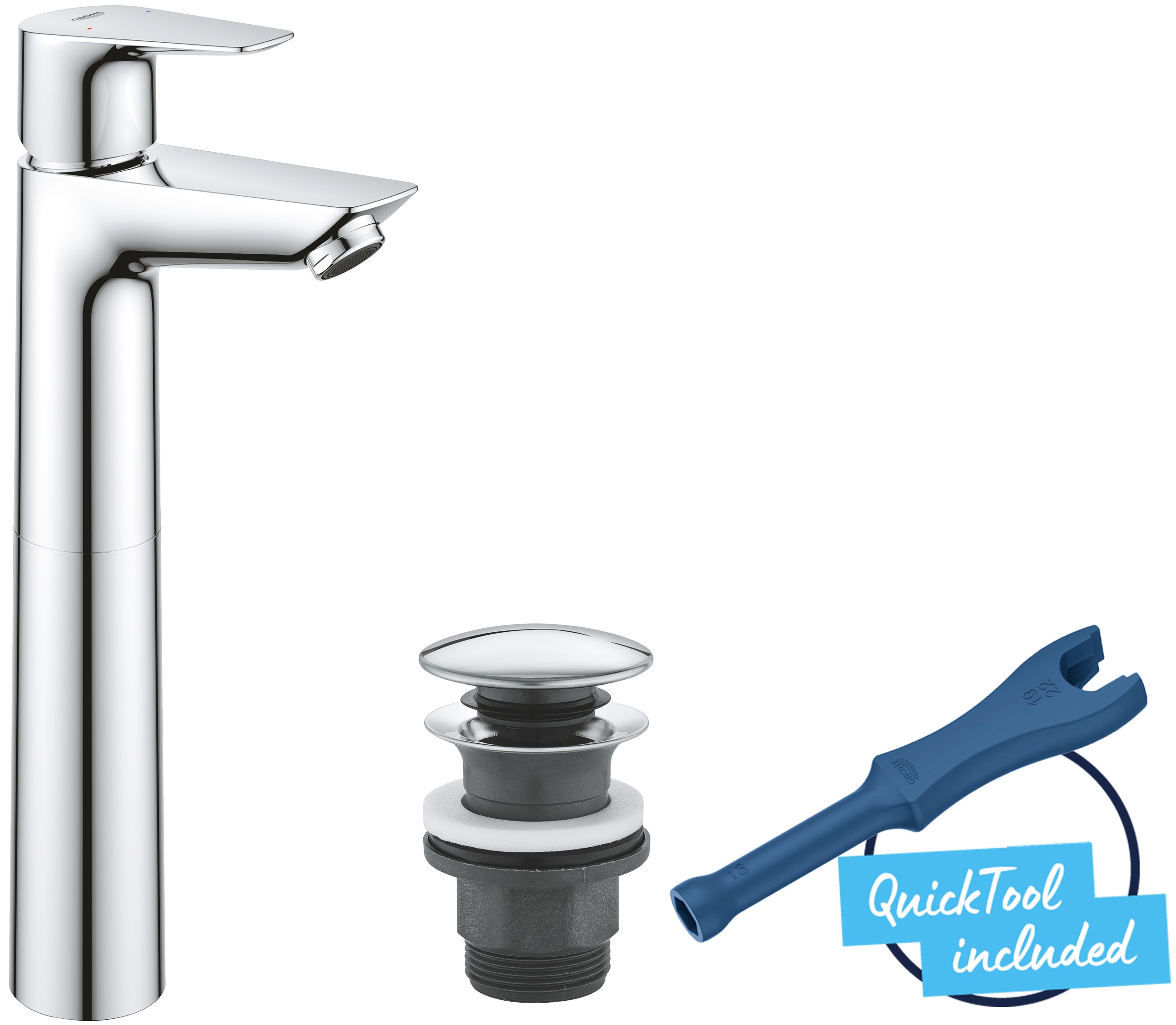 Смеситель для умывальника Grohe QuickFix StartEdge XL-Size (23777001) отзывы - изображения 5