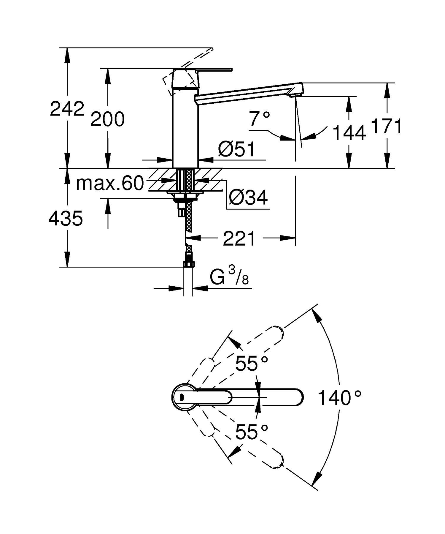 продаємо Grohe QuickFix Get 30196000 в Україні - фото 4