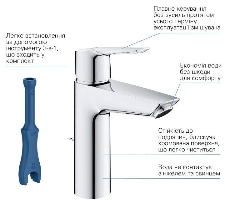 картка товару Grohe QuickFix Start UA202301MQ - фото 16