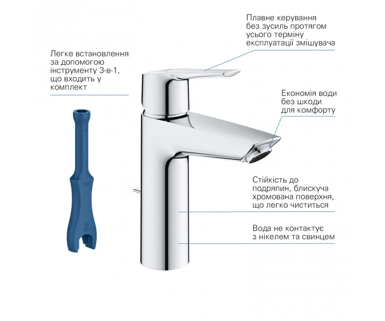 Набір змішувачів Grohe QuickFix Grohtherm&Start UA202304TS огляд - фото 11