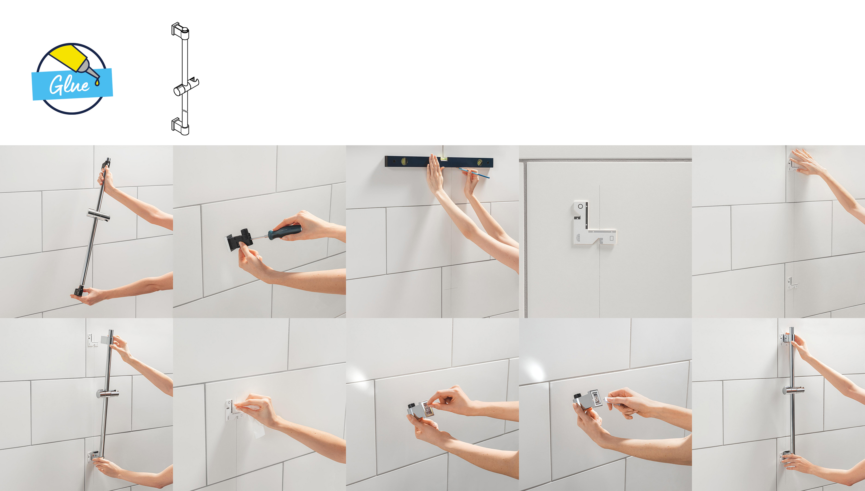 Набор смесителей Grohe QuickFix Start ColdStart UA202301ME внешний вид - фото 9