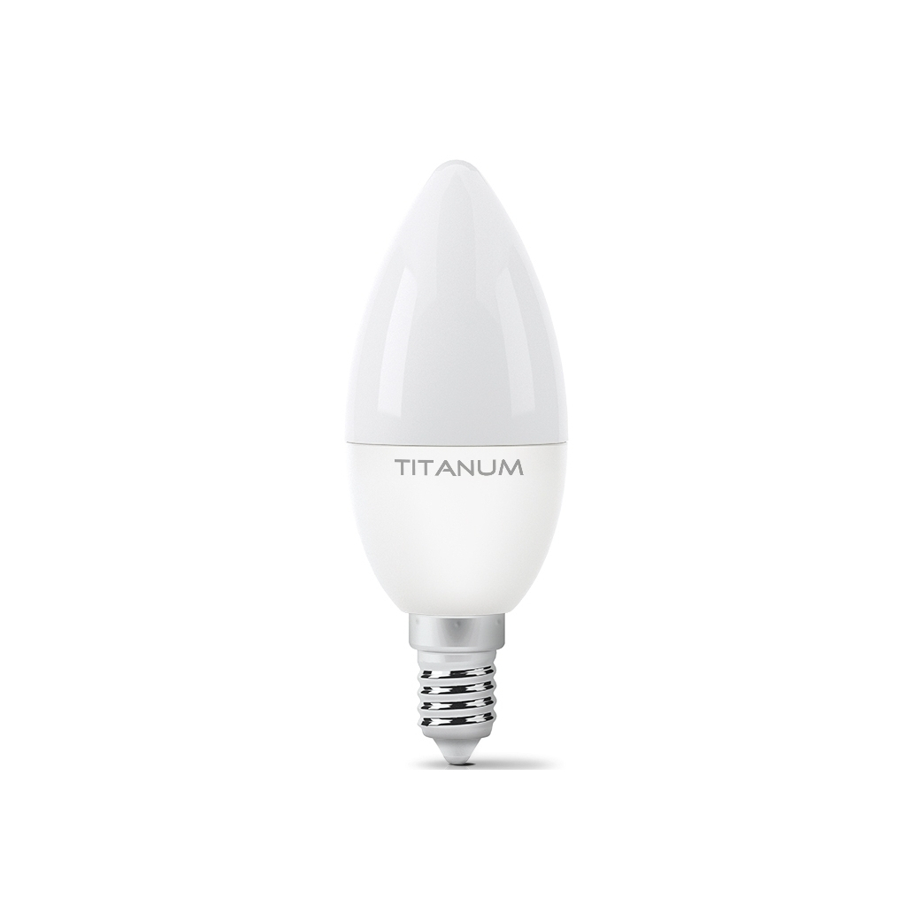 Світлодіодна лампа TITANUM C37 6W E14 3000K (TLC3706143) ціна 48.00 грн - фотографія 2