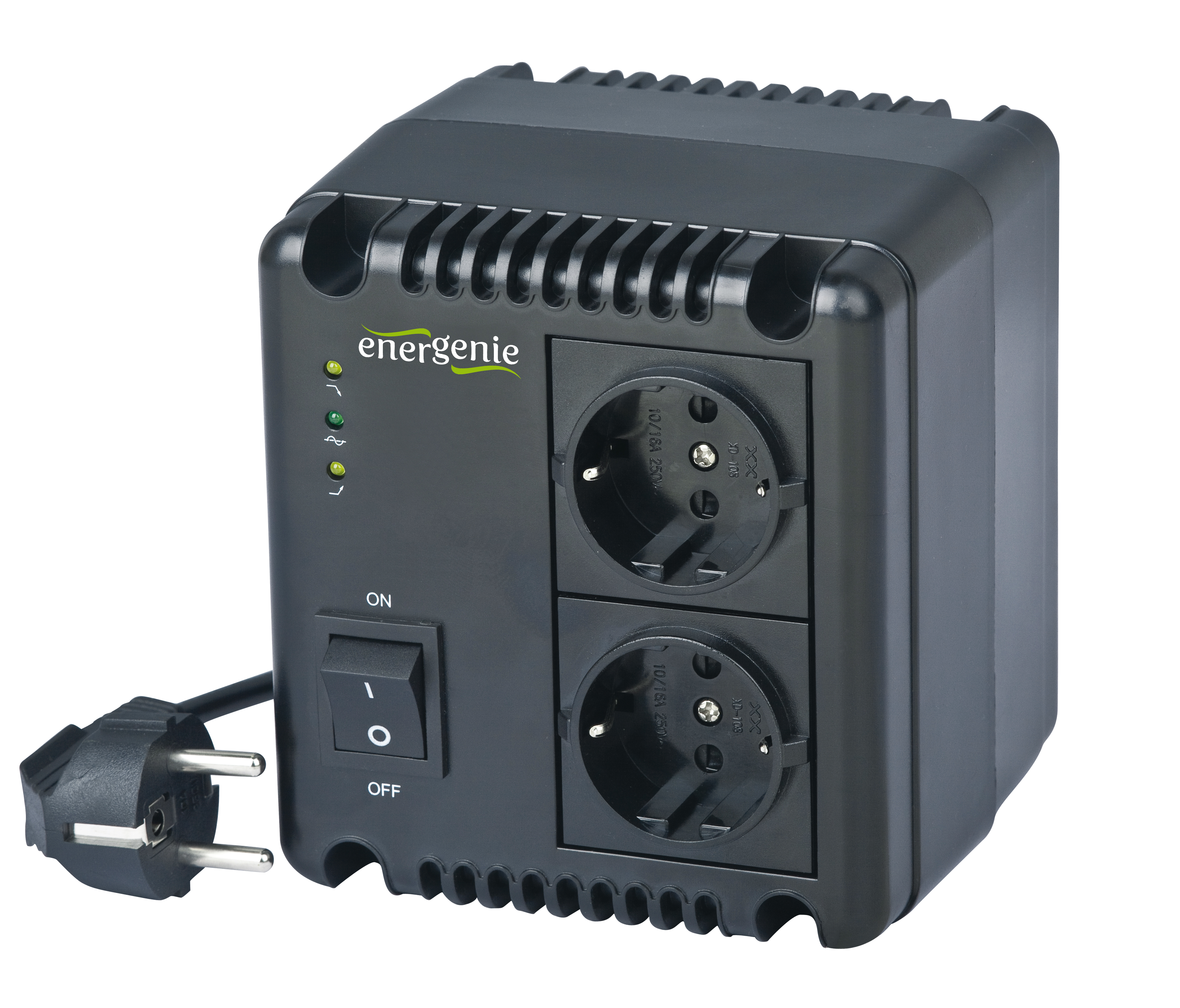 Стабілізатор із захистом від короткого замикання EnerGenie EG-AVR-1001