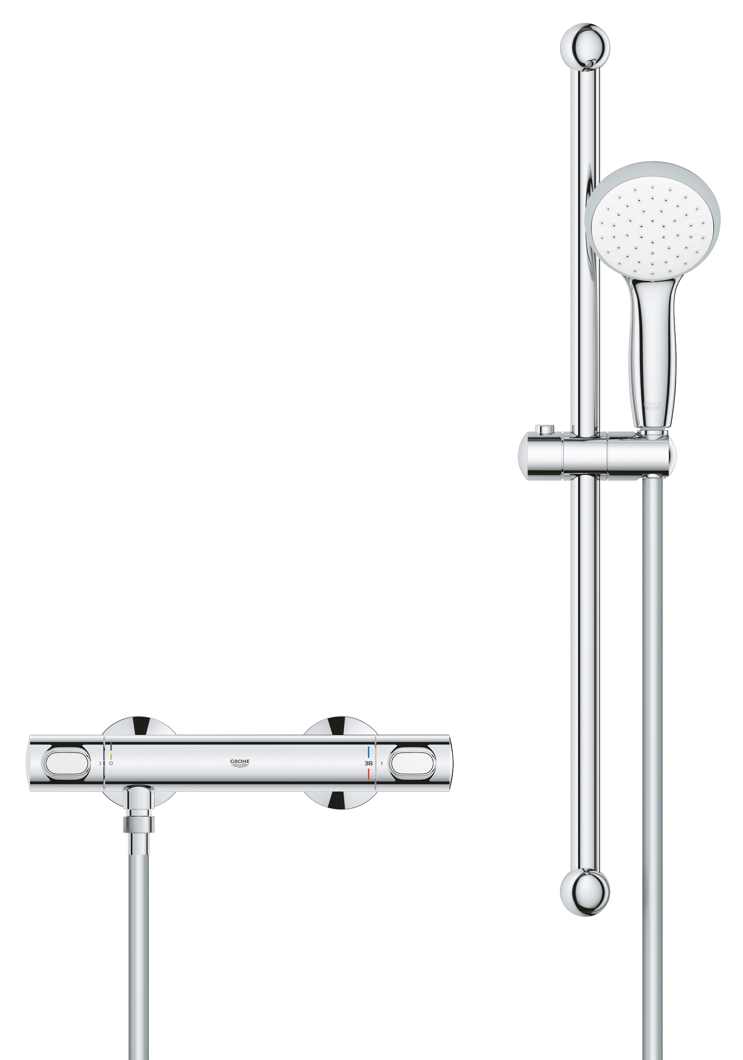 Термостатический смеситель для душа Grohe QuickFix Precision Flow 34841000 цена 6731 грн - фотография 2