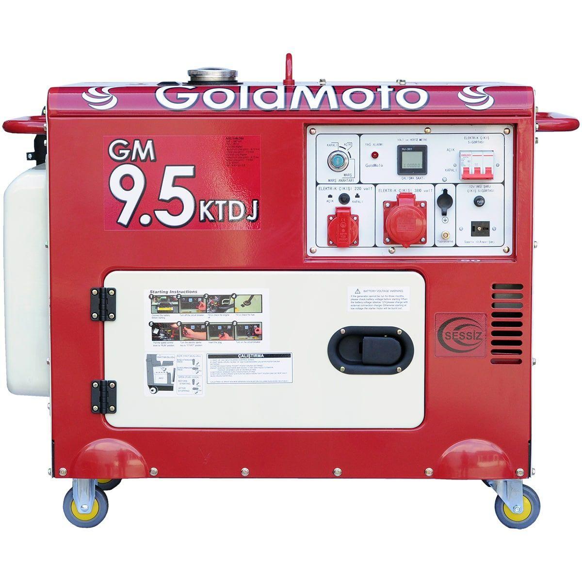 Генератор на 380В GoldMoto GM9.5KTDJ