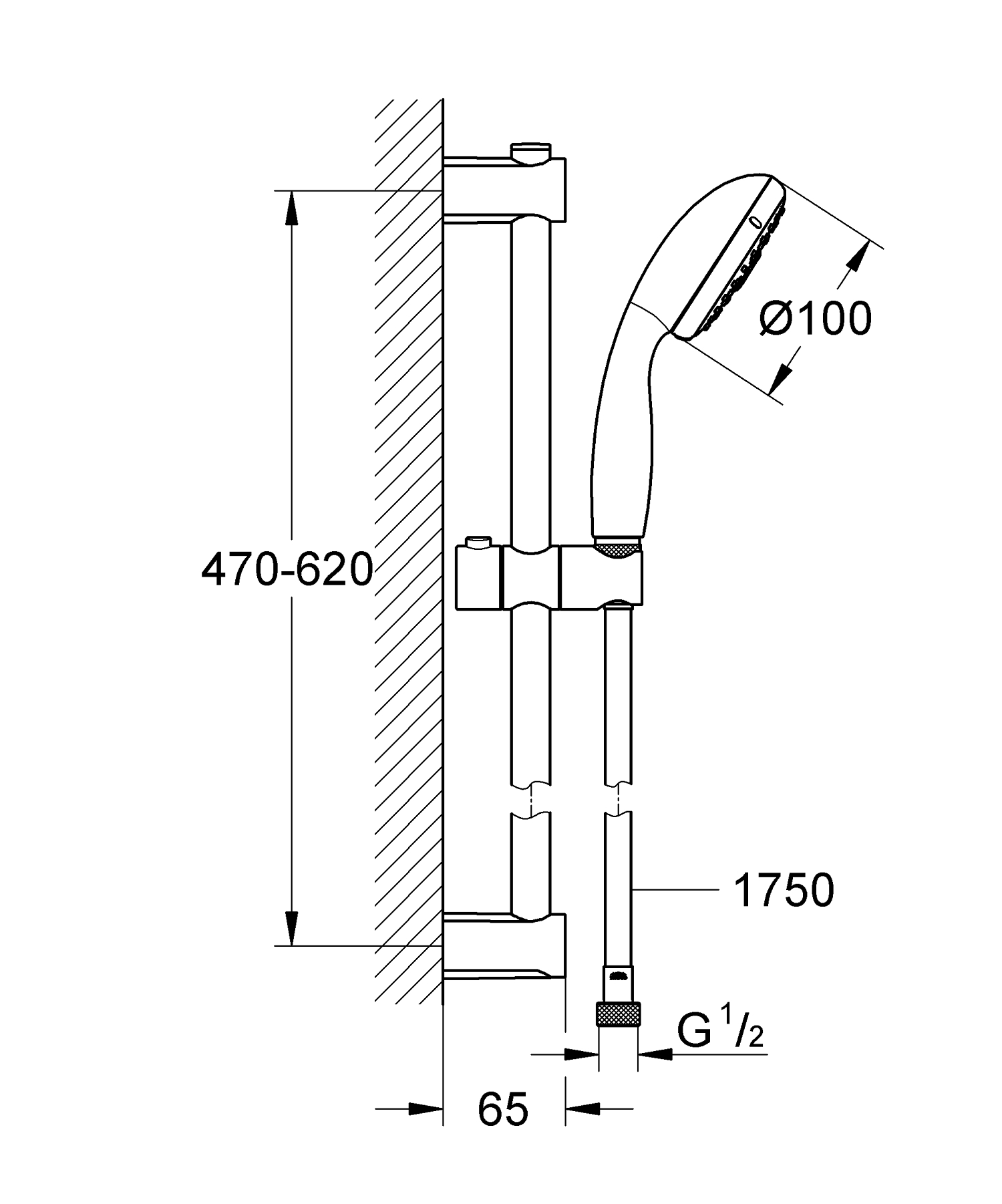 Душевой набор Grohe QuickFix Vitalio Start 26032000 отзывы - изображения 5