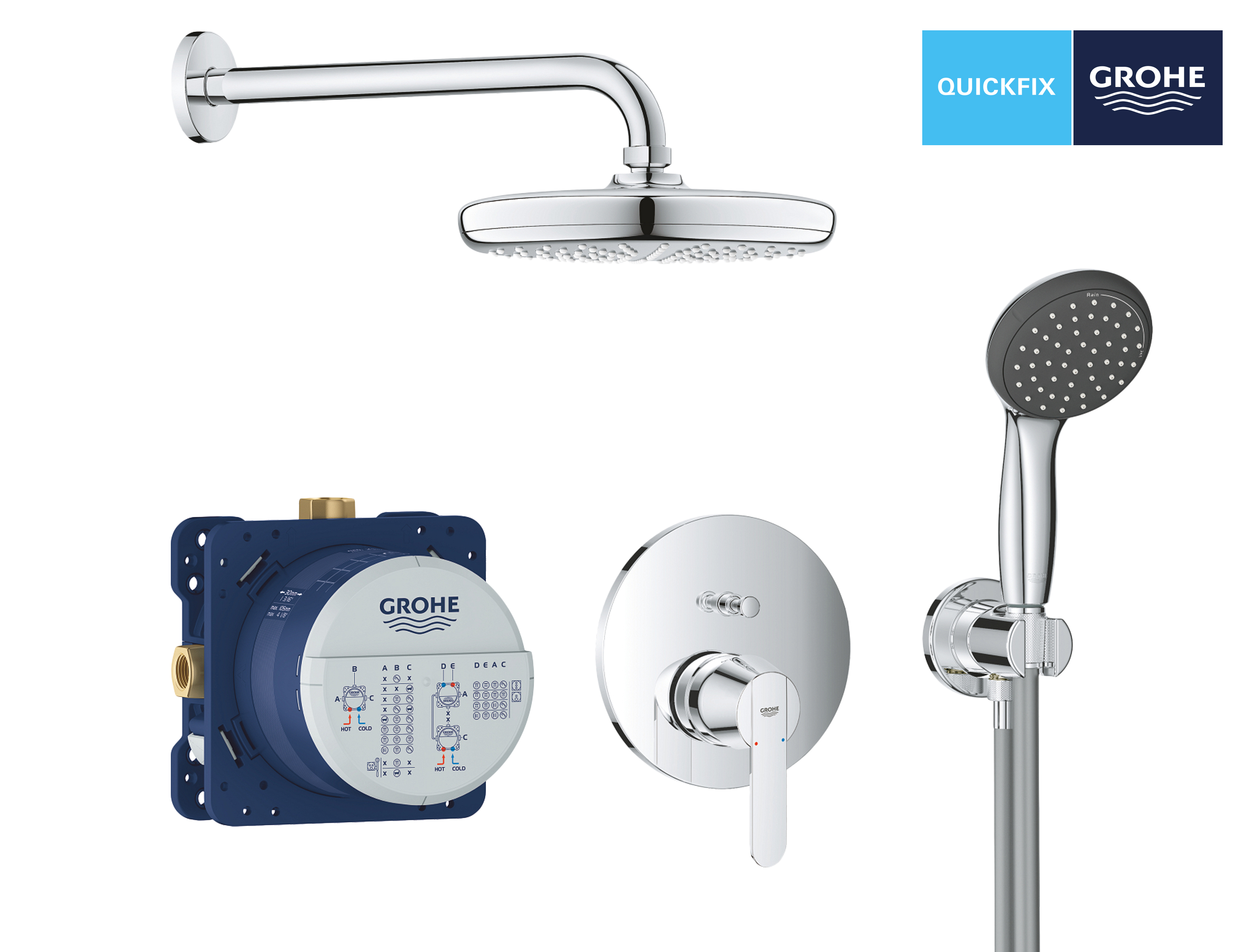 Душова система Grohe QuickFix Get 25220001 ціна 17460 грн - фотографія 2