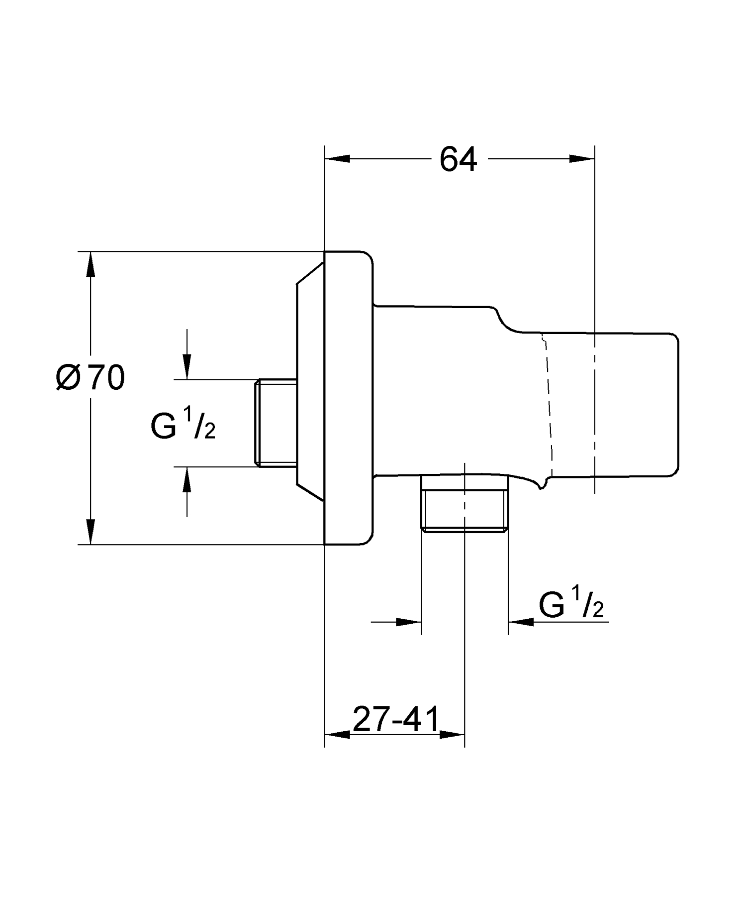 Змішувач для біде Grohe QuickFix Bau Loop UA202406QF інструкція - зображення 6