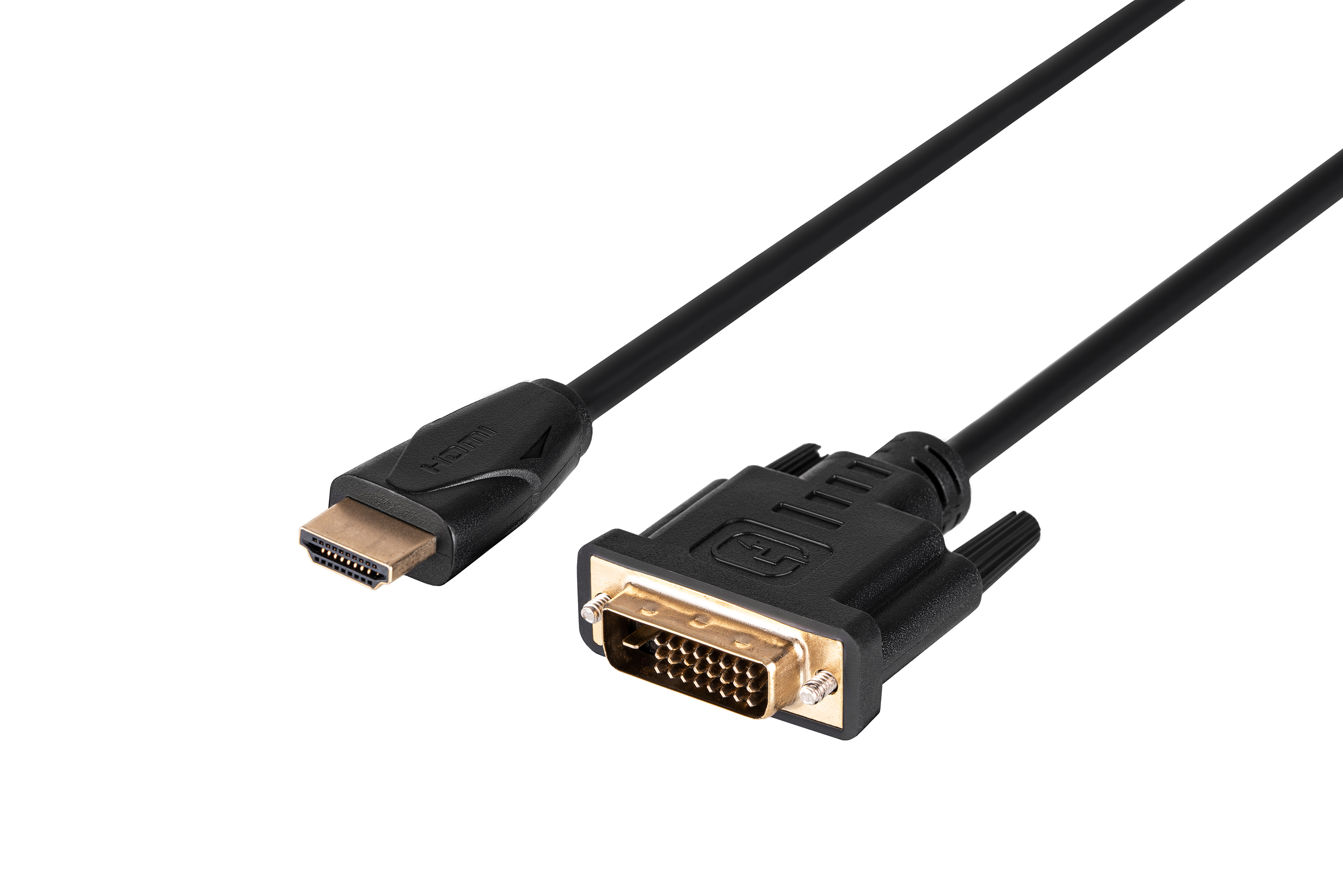 в продаже Кабель мультимедийный 2E HDMI TO DVI 24+1, Molding Type, 1.8m, Black - фото 3