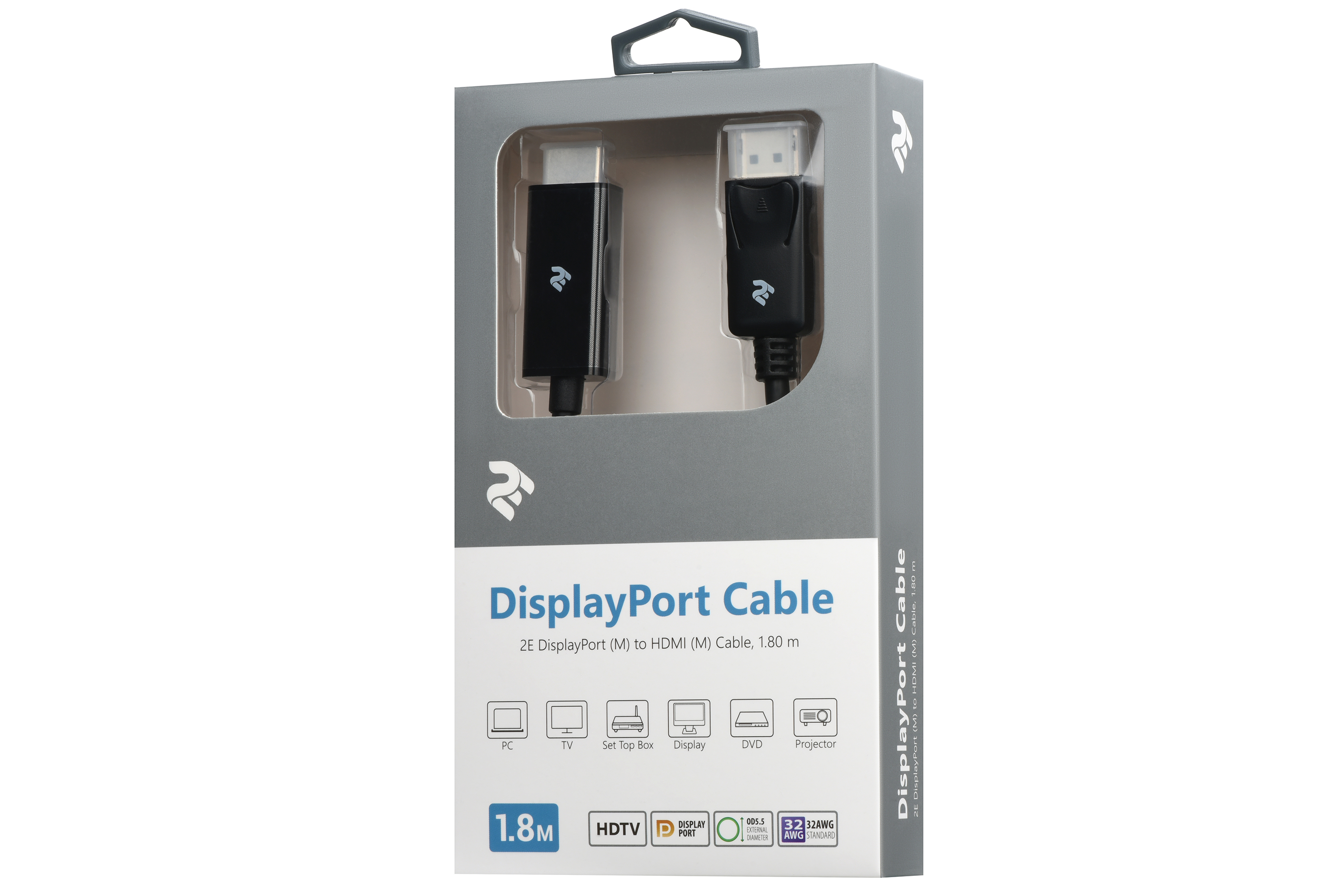 продаємо 2E Displayport to HDMI (AM/AM), 1.8 м в Україні - фото 4