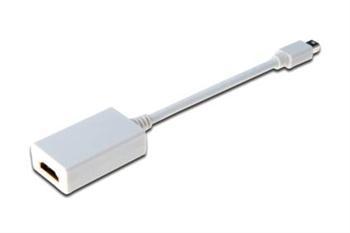 Переходник  Digitus mini DisplayPort to HDMI (AM/AF) 0.15m white