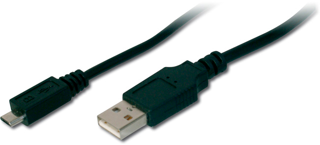 Кабель Digitus USB 2.0 (AM/microB) 1.8m в інтернет-магазині, головне фото