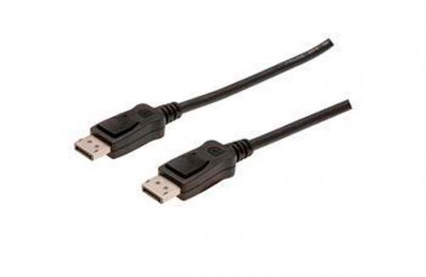 Кабель мультимедійний Digitus DisplayPort (AM/AM) 1m, black