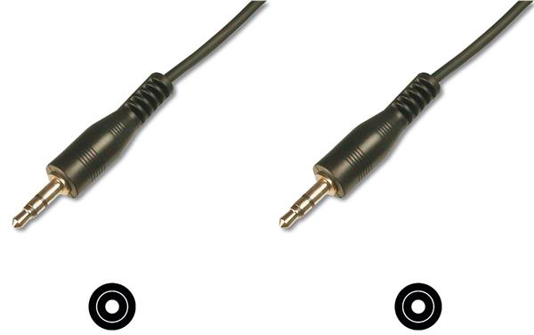 Аудіо-кабель Digitus аудио соединительный, стерео 3.5mm M/M в інтернет-магазині, головне фото