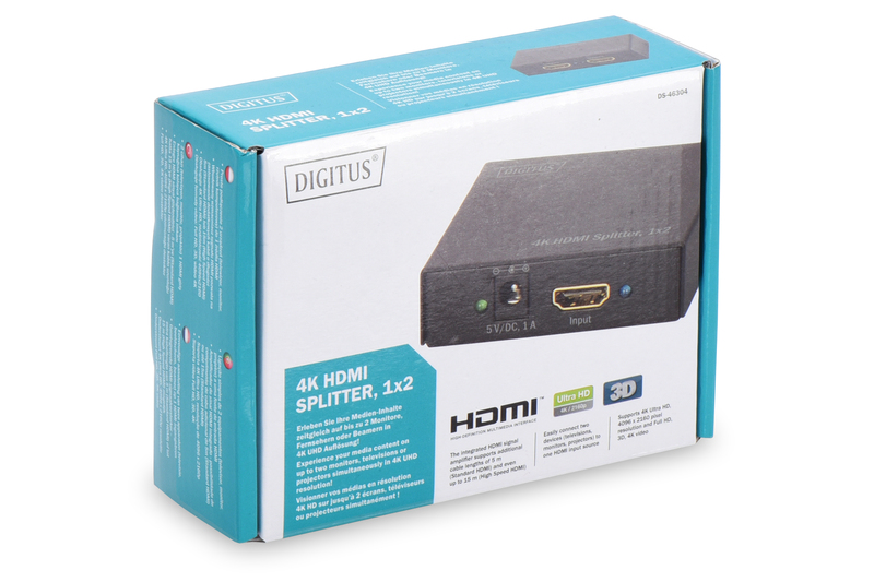 продаємо Digitus HDMI (INx1 - OUTx2), 4K в Україні - фото 4