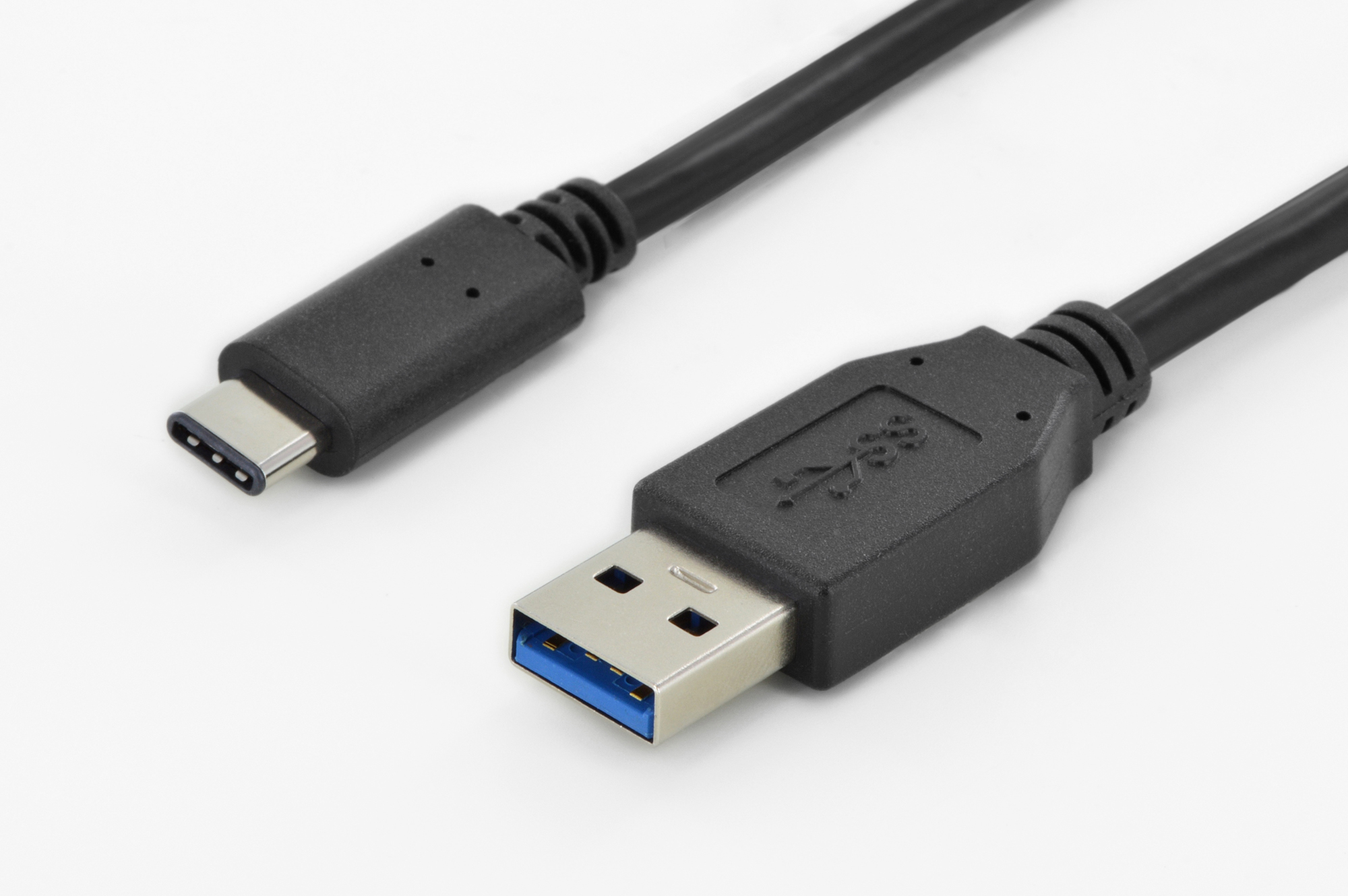 Кабель Digitus USB 3.0 (AM/Type-C) 1.0m, black в интернет-магазине, главное фото