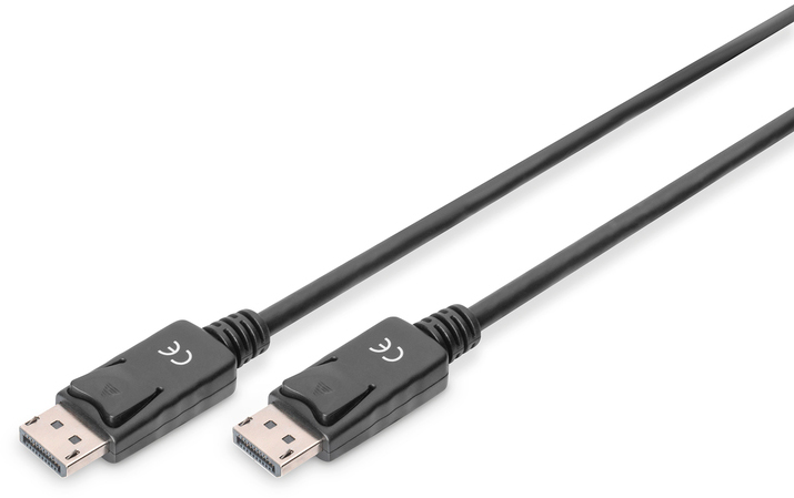 Кабель мультимедийный Digitus DisplayPort UHD 4K, M/M, 2 m, double shielding