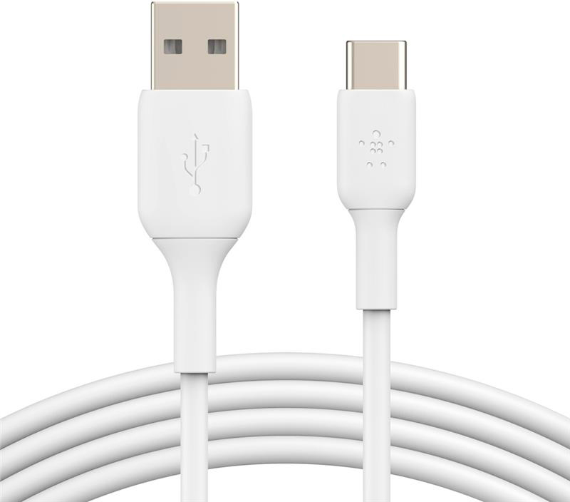 Кабель Belkin USB-A - USB-С, PVC [2m, white]