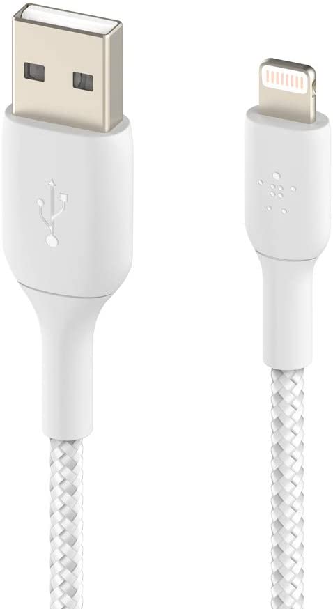 в продаже Кабель Belkin USB-A - Lightning, BRAIDED [2m, white] - фото 3