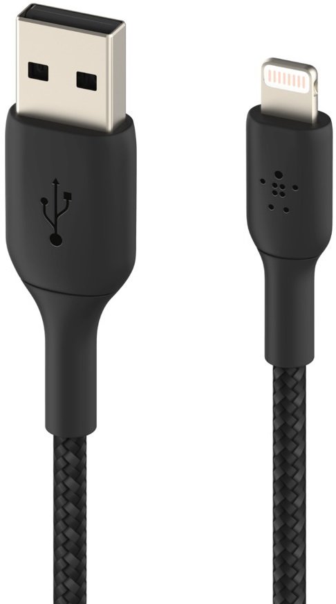 продаємо Belkin USB-A - Lightning, BRAIDED, 2m, black в Україні - фото 4