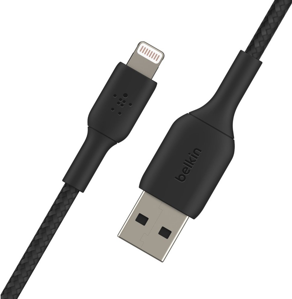 Кабель Belkin USB-A - Lightning, BRAIDED, 2m, black інструкція - зображення 6